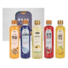 명절선물 행복 요리 5종세트 혼합 선물세트 추석 설, 1개