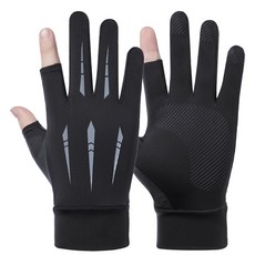 고탄력 스피어 쿨맥스 장갑 라이더 루어 낚시 등산 반장갑 배달대행, 쿨맥스 장갑_그레이_