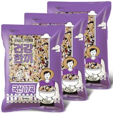 한끼농산 국산 100% 혼합곡 17곡 3kg (1kgx3봉), 3개, 1kg