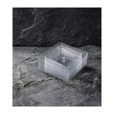 쓱싹 투명 사각 소스 접시 25개입, 1세트