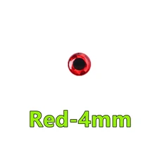 100-500개 낚시 미끼 눈 홀로그램 3D 3mm 4mm 5mm 6mm 시뮬레이션 플라이 낚시 미노우 인조 물고기 DIY 눈, 01 100PCS, 02 Red-4mm
