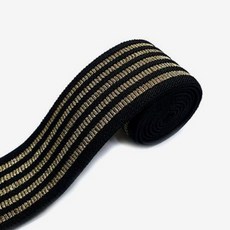 [청라핸즈] 허리고무밴드 고무줄 골드 펄오선 50mm (09-758), 1개