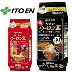 일본발송 ITOEN 이토엔 우롱차 티백 / 이토엔 짙은 흑우롱차 티백, 4g, 30개입, 1개