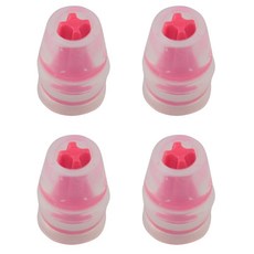 [ 807575 ] ZCZQC 물병용 실리콘 교체 노즐 4개 레드 2.8 x 1.9cm(1.1 0.75인치) 야외 사이클링 하이킹 러닝 워터 백 바이트 밸브 슬리브