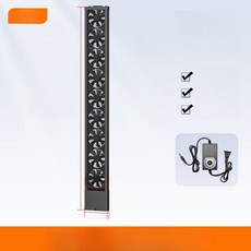 이든아카이브 무타공환풍기 이동식 가정용 주방 식당, 확장형 137-147cm 수출용 대형 9개, 기본 색상