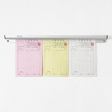 호레카 슬림 오더랙 빌지꽂이 주문서 포스터 메모 꽂이, 45cm, 실버, 1개