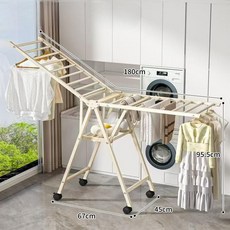 빨래건조대 이불건조대 접이식빨래건조대, 화이트