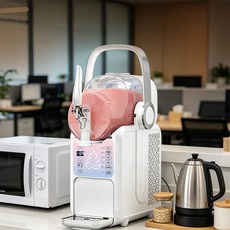 샤인픽스토어 슬러시메이커 빙수기 뷔페 음료 여름, 1001ml-1500ml, 화이트 기계 + 1박스 랜덤 맛, 기본 색상