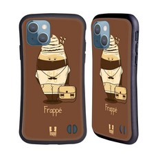헤드 케이스 애플 폰 13과 호환되는 두유 커피 퍼스낼리티 하이브리드 디자인, 프라페