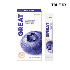 트루알엑스 그레이트 블루베리 퓨레 100 10p, 1개, 130g