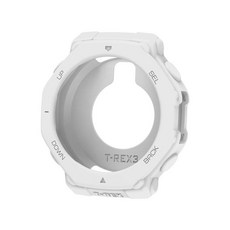 Amazfit T-REX 3 手表保護殼 硅膠半包縷空保護套, 1個, 白色硅胶保护套