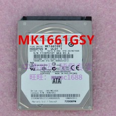 도시바용 오리지널 HDD 노트북 MK1661GSY 용 160GB 2.5 인치 SATA 7200RPM 거의 신제품, 01 빠른  Mainland, 01 MK1661GSY