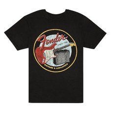 Fender 1946 기타 & 앰프 티셔츠 빈티지 블랙 S 356169