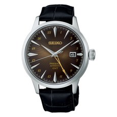SEIKO 精工 PRESAGE 調酒師 GMT兩地時區 機械腕錶