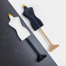 미니어처 마네킹 모형 장식 인테리어 소품 인형 악세사리 옷 걸이 의류 보관, A_블랙, 1개