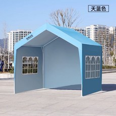 주차 천막 간이 그늘막 폭2.8m 텐트 캐노피 농막 길이4.5 행사용 x 차고, 1, J. 3x3m 3면 천