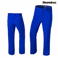 Snowbee Golf 高爾夫素面吸排四面彈性輕薄長褲, 艷藍色,32, 1個