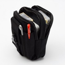 戰術腿包 多功能工具腰包 騎士機車腰包, 迷你機車包-黑色, 1個