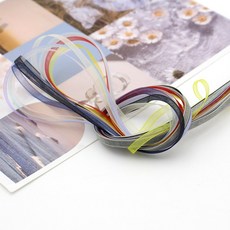 (인형소품) 4mm 오간디리본 오간자리본, 1개, 네이비