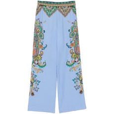 에트로 플로럴 실크 팬츠