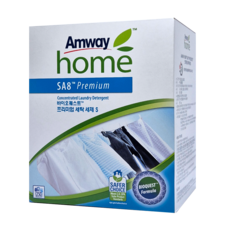 암웨이 SA8 바이오퀘스트 프리미엄 농축 분말세탁세제 본품, 3kg, 2개