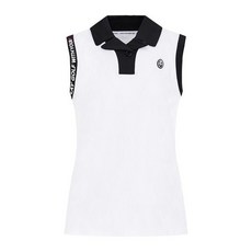 까스텔바작 여성 변형 카라 민소매 티셔츠_BGDMTN701WH_ 2718001