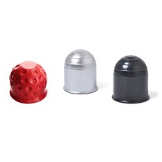 락모터스 견인볼 커버 덮개 마개 트레일러 카바 용품 견인장치 히치볼 견인볼캡 고무 플라스틱, 1개, 실버