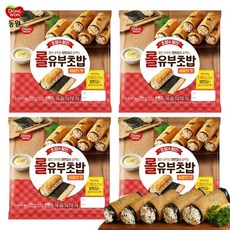 [다만세푸드] 동원 롤유부초밥 254g (새콤한맛)x4봉, 1개, 1.016kg