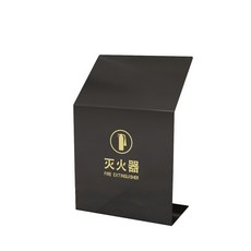 滅火器專用箱高端消防箱收納箱裝飾商場商鋪酒店滅火器箱子 消防 滅火器放置盒 滅火器放置架 滅火器專用箱 滅火器盒, 1個, C款：黑色（長35寬20高59）cm