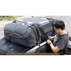 방수 루프백 SUV 여행 짐가방 세단 가방 논슬립 매트, 블랙, 1개