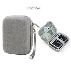 후지필름 인스탁스 미니 링크 Liplay EVO SP-2 프린터용 휴대용 충격 방지 케이스 가방 메쉬 포켓 핏, 04 Gray, 01 China Mainland