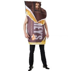 HERSHEY'S 巧克力造型服 杏仁, 咖巧克力-成人, 1個