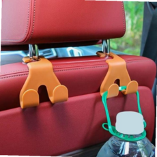 차량 정리 후크 가방 쇼핑백 우산 걸이 간편 탈부착, 화이트