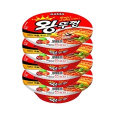 팔도 왕뚜껑 110g 컵라면 큰컵, 4개