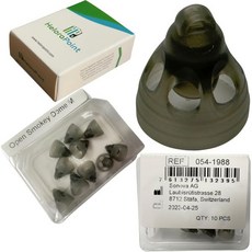 포낙 오픈 스모키 보청기 돔 4.0 – 중형M 10팩 마블 파라다이스 루미티 RIC 장치와 호환 오리지널 교체 팁미디엄, Medium