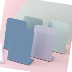 파일꽂이 철제 북앤드 서류 정리함 미니 책꽂이 (라이트 그린), 본상품