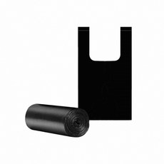 【萩凹豆】垃圾袋(垃圾桶支架專用), 1個, 垃圾桶支架垃圾袋(1捲), 黑色