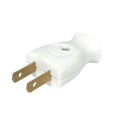 배선 스트립 전원 변환 WIRABLE 유형 암 극 남성 소켓 15A 2 커넥터 1PC 플러그 케이블 A 어댑터, White Male, 1개