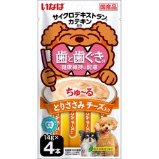 CIAO 汪啾嚕 肉泥 好牙系列 雞肉鬆口味 照顧口腔健康 添加機能成分, 56g, 1個, 雞肉+起司