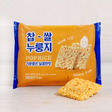 찹쌀 누룽지 스위트 팝 라이스 과자, 12개, 25g
