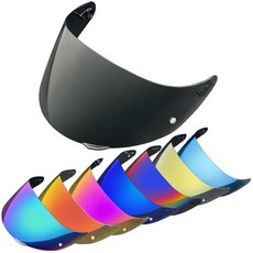 AGV K1 K1S K3SV K5 K5S용 오토바이 헬멧 바이저 쉴드 자외선 차단 커패시테 렌즈 Cascos 액세서리 (무지개), 딥 스모크