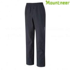 Mountneer 山林 中性防水雨褲 登山雨褲 深灰, 1個, 2XL