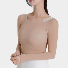 엔조이핏 골프 크롭 이너웨어 여성 냉감 기능성 티셔츠 자외선차단 볼레로