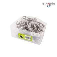 35mm 80개입 1P 낱말카드 단어장 문서 고리링 카드링, 본상품, 1개, 1개입