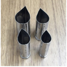 고명커터(물방울) 미니 소 중 대 / (사이즈 상세 이미지 참고) / 화과자고명틀/스텐고명틀/화과자깍지, 1개