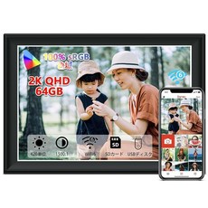 64GB Frameo 11인치 WiFi 디지털 포토 프레임 1920*1280 FHD 2K 액정 터치 스크린 포토 프레임 전자 자동 회전 벽 마운트 가능 어디서나 Frameo, 상세페이지 참조, ZN-DP1101
