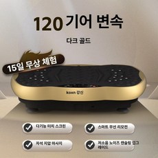 덜덜이 운동기구 진동 머신 바디슬리머 실내 마사지 전신 다이어트 대용량 가정용, 120단 다크골드 22인치 저소음, 기본 모델명/품번