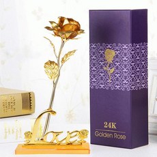 24K 카네이션 브로치 골드장미 용돈박스 어버이날 선물, 02.골드 카네이션브로치, 1개