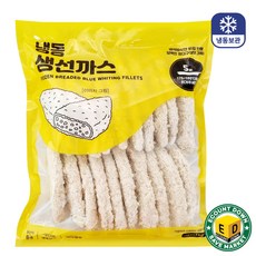대구 생선까스 냉동 수제 흰살생선, 1kg, 1개