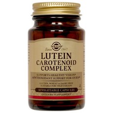 SOLGAR 葉黃素胡蘿蔔素複合素食膠囊, 1罐, 30顆